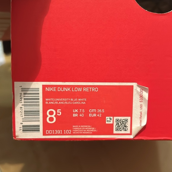 Nike Dunk Low Retro (Chas) - Picture 2 of 6